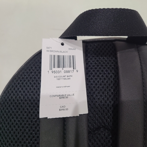 NWT Coach Court Backpack - Picture 4 of 4